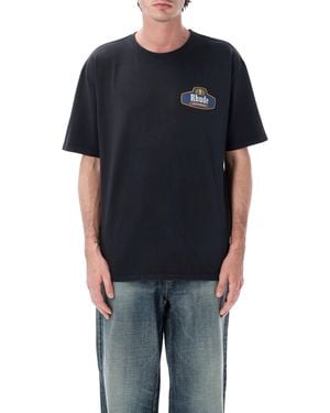 Rhude Racing Crest T-Shirt - Black