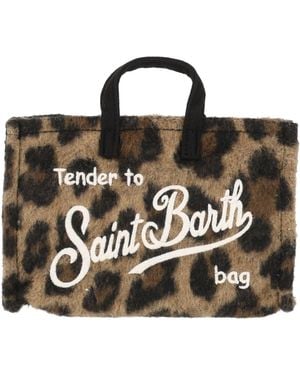 MC2 Saint Barth Phone Bag Felt Leo 18 Emb - Black