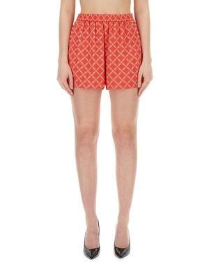 MICHAEL Michael Kors Shorts With Logo - Red