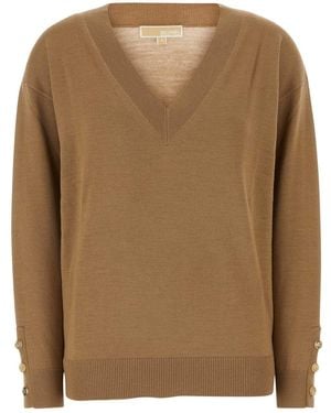 MICHAEL Michael Kors Wool Sweater - Brown