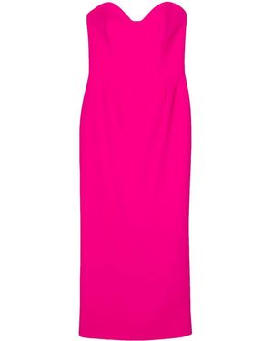 The New Arrivals Ilkyaz Ozel Paloma Midikleid Aus Krepp - Pink