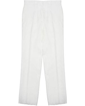 Tagliatore Pants Linen - White