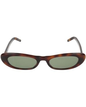 Saint Laurent Sl 557 Shade 002 Sunglasses - Green