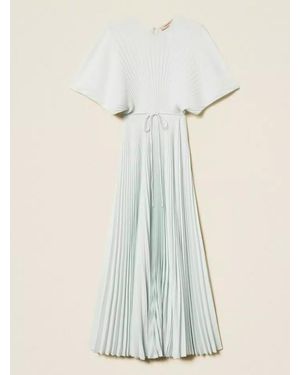 Twinset Langes Twin-Set-Kleid - Natur