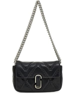 Marc Jacobs Logo Schoudertas - Zwart