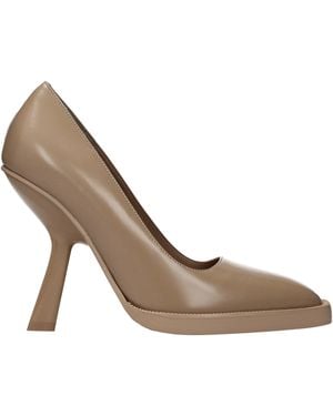 Ferragamo Anser Décolleté Leather - Brown