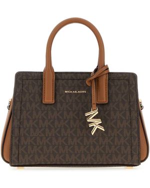 MICHAEL Michael Kors Printed Canvas Laila Handbag - Brown
