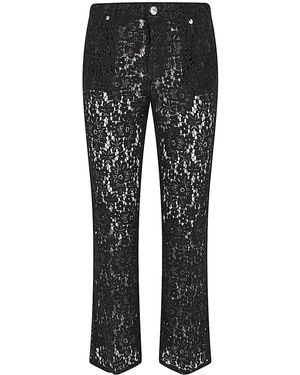 I LOVE MY PANTS Amo mis pantalones kendal pantalones bordados - Gris