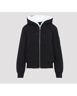 Moose Knuckles Klassischer Hasen-Hoodie - Schwarz