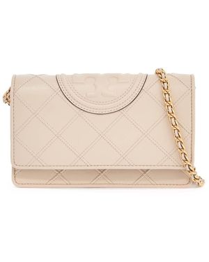 Tory Burch Fleming Crosbody Bag - Naturel