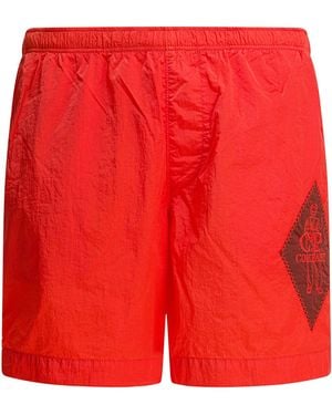 C.P. Company Eco-Chrome R Swimwear Rosso-Uomo
