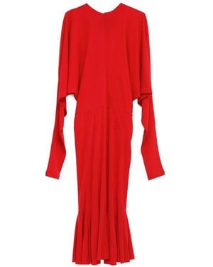 Jacquemus Cut-Out Midi Dress - Red