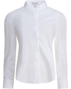 Alaïa Ballonshirt - Wit