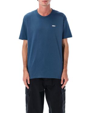 Obey T Shirts And Polos - Blue