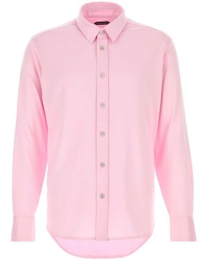 Tom Ford Regular Solid Shirt - Pink