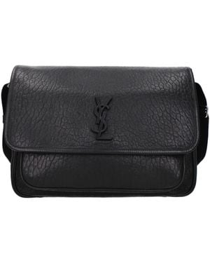 Saint Laurent Shoulder Bags Niki Leather - Black