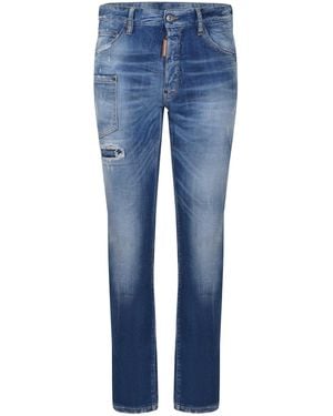 DSquared² 'cooler Kerl' Jeans aus Stretch Jeans - Blau