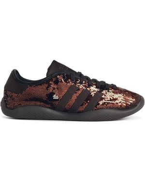 adidas 'Karintha Sequin' Fabric Sneakers - Brown