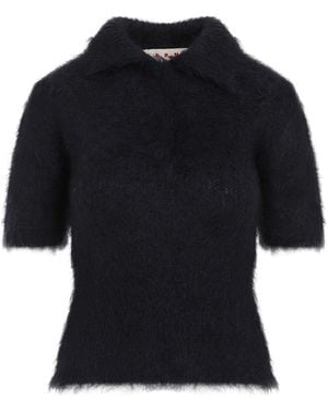 Marni Polo Blau - Schwarz