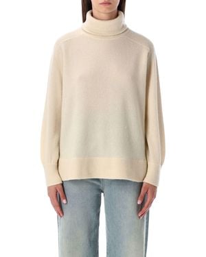 American Vintage Raxow Turtleneck Jumper - Natur