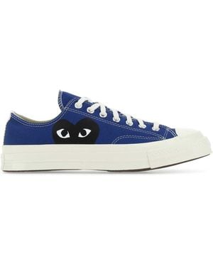 COMME DES GARÇONS PLAY Comme Des Garçons Play X Converse 70s Canvas Low-top Trainers - Blue