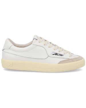 Autry Lace Up Trainers - White