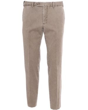 PT01 Slim, Flat Front, Diagonal Pockets And Other - Grey
