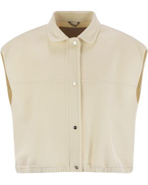 Herno Double Wool Waistcoat - Natural