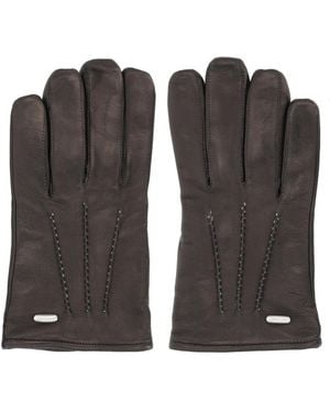 Our Legacy Leather Gloves - Black