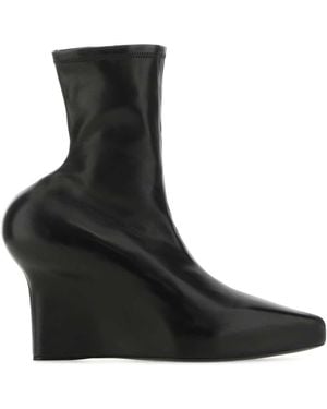 Givenchy Nappa Leather Ankle Boots - Black