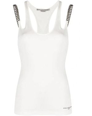 Stella McCartney Falabella Chain Top - White