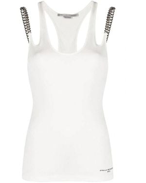 Stella McCartney Falabella Chain Top - White