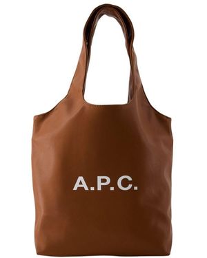 A.P.C. Ninon Kleine Tote Bag - Braun