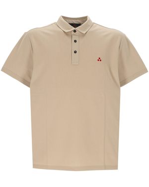 Peuterey Men 's Beige Polo - Naturel
