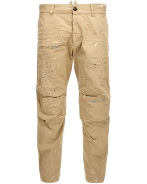 DSquared² Skipper Trousers - Natural