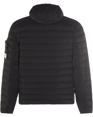 Stone Island Capospalla C/Piuma Rds - Black