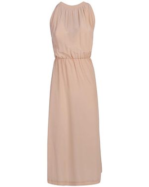 CRI.DA Silk Midi Kleid - Natur
