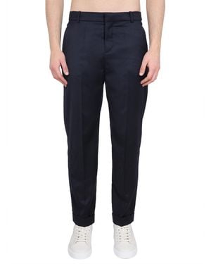 Balmain Straight Leg Pants - Blue