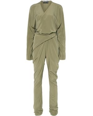 Cortana Serp Silk Jumpsuit - Grün