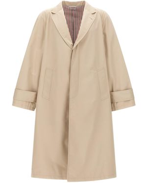 Thom Browne Trench Coat - Naturel