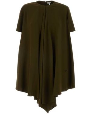 Loewe Trapeze Dress - Green