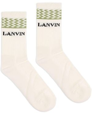 Lanvin Curb Socks - White