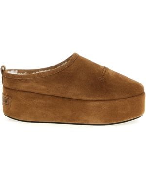 Balenciaga 'Alaska Soft' Sabots - Brown