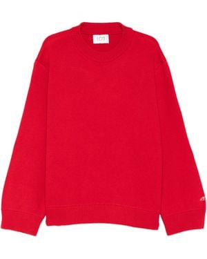 LC23 Round Collar Jumper - Red