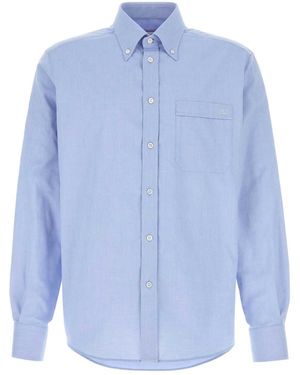Valentino Garavani Powder Oxford Shirt - Blue