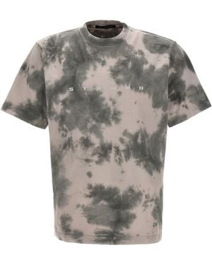 Stampd T -shirt 'tie Dye Strike' - Grijs