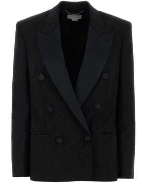 Stella McCartney Peaked Lapel Blazer - Black