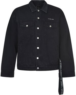 44 Label Group Jacket Made Of Denim - Blue