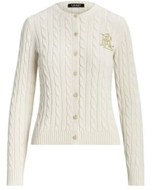 Ralph Lauren Ralhan Langarm-Cardigan - Weiß
