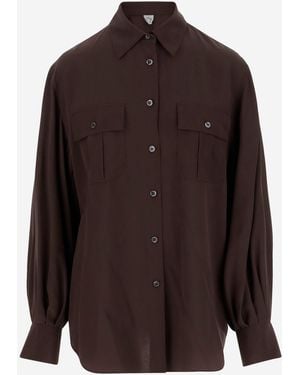 Aspesi Silk Shirt - Bruin